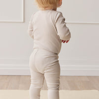 Organic Cotton Modal Long Sleeve Bodysuit - Milford Childrens Bodysuit from Jamie Kay USA