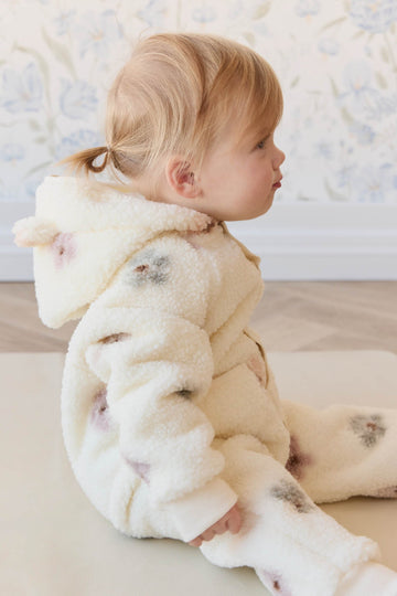 Lenny Onepiece - Fifi Spaced Egret Childrens Onepiece from Jamie Kay USA