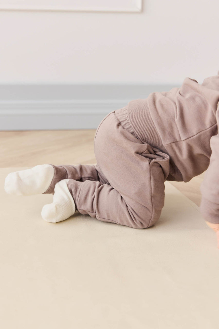 Organic Cotton Morgan Track Pant - Tweed Childrens Pant from Jamie Kay USA