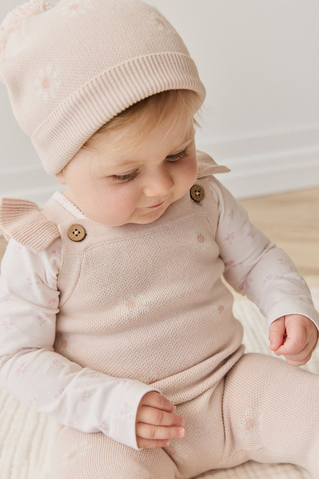 Organic Cotton Long Sleeve Top - Pauline Pink Childrens Top from Jamie Kay USA