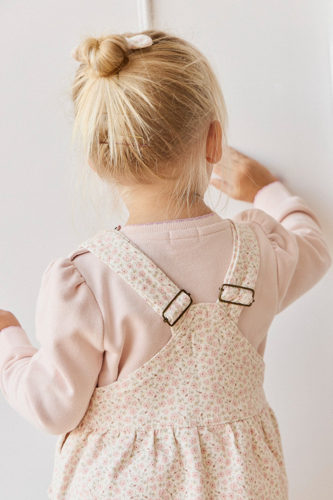 Organic Cotton Monroe Sweatshirt - Morganite Cerise Childrens Top from Jamie Kay USA