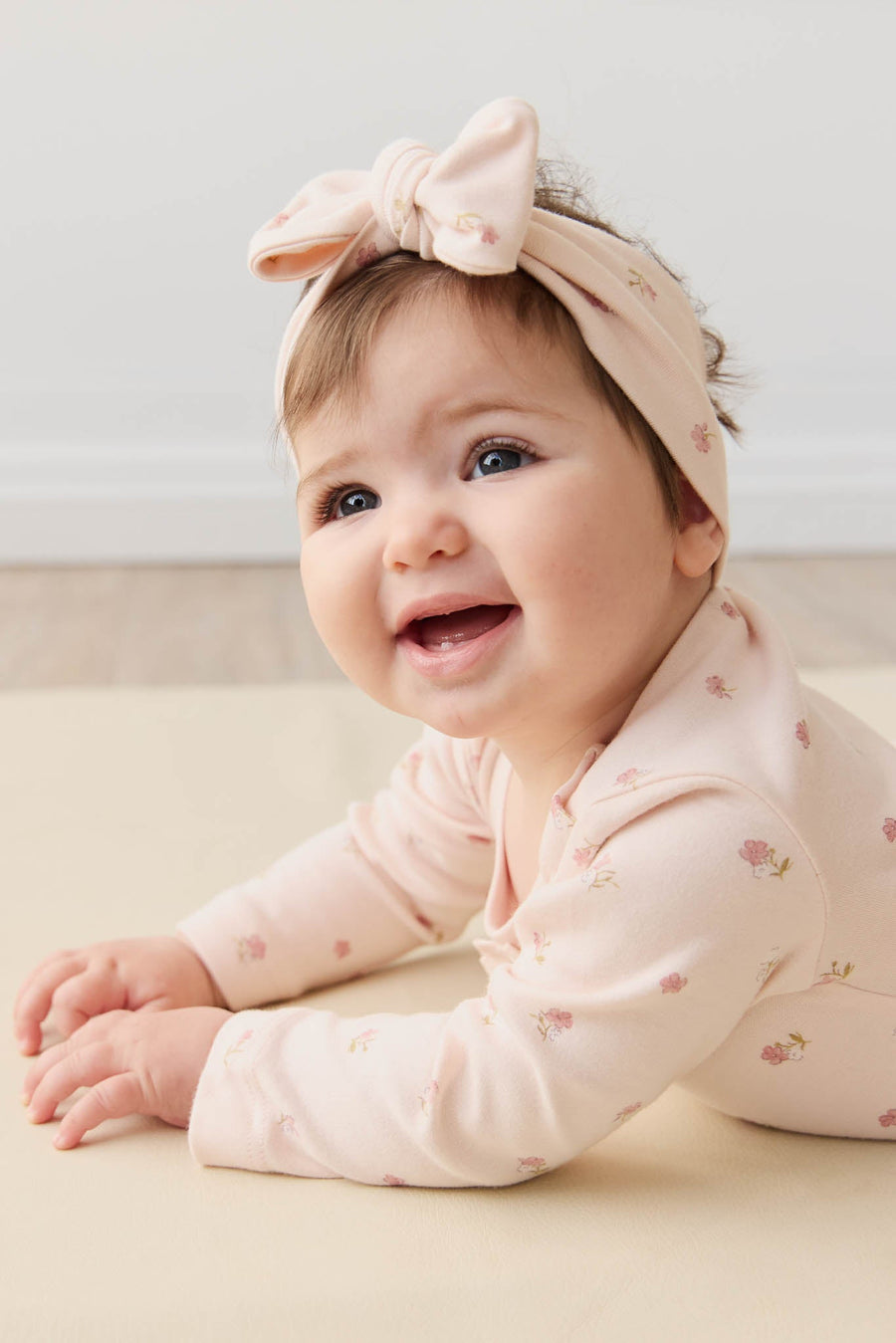 Organic Cotton Headband - Meredith Morganite Childrens Headband from Jamie Kay USA