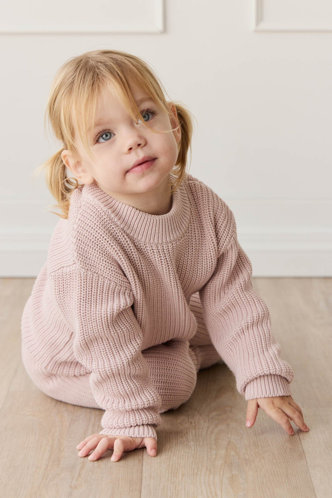 Morgan Jumper - Pastel Marle Childrens Jumper from Jamie Kay USA