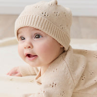 Alette Onepiece - Light Oatmeal Marle Childrens Onepiece from Jamie Kay USA