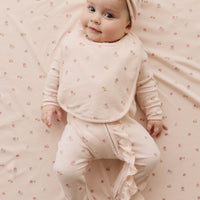 Organic Cotton Wrap Blanket - Meredith Morganite Childrens Blanket from Jamie Kay USA