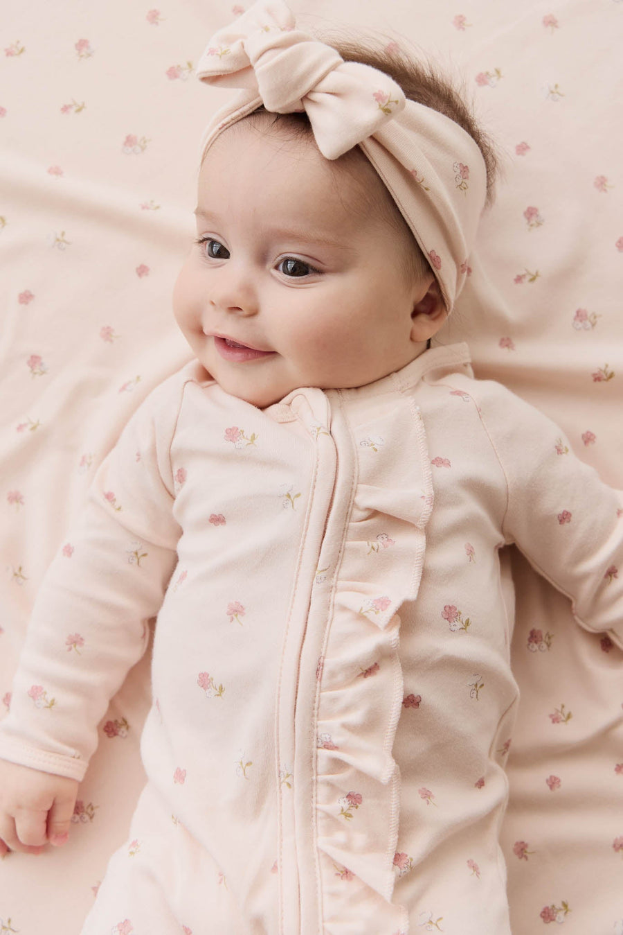 Organic Cotton Melanie Onepiece - Meredith Morganite Childrens Onepiece from Jamie Kay USA