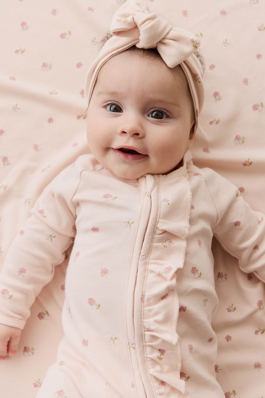 Organic Cotton Melanie Onepiece - Meredith Morganite Childrens Onepiece from Jamie Kay USA