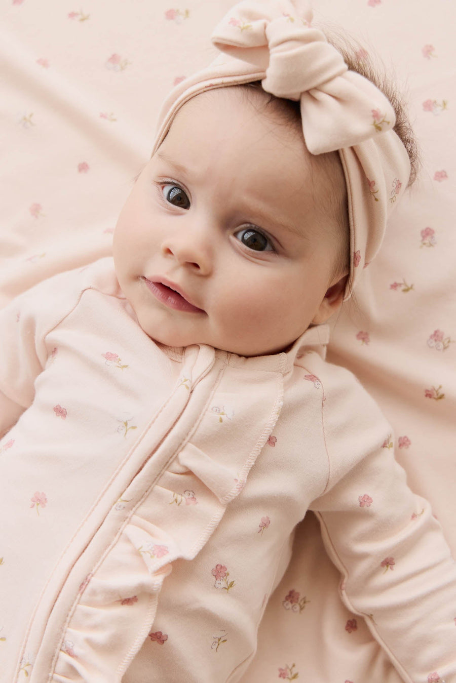 Organic Cotton Melanie Onepiece - Meredith Morganite Childrens Onepiece from Jamie Kay USA