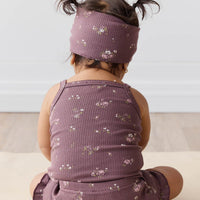 Organic Cotton Modal Headband - Petite Fleur Childrens Headband from Jamie Kay USA