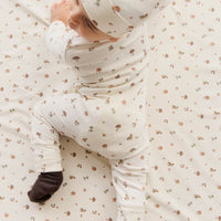 Organic Cotton Reese Zip Onepiece - Foraging Friends Childrens Onepiece from Jamie Kay USA