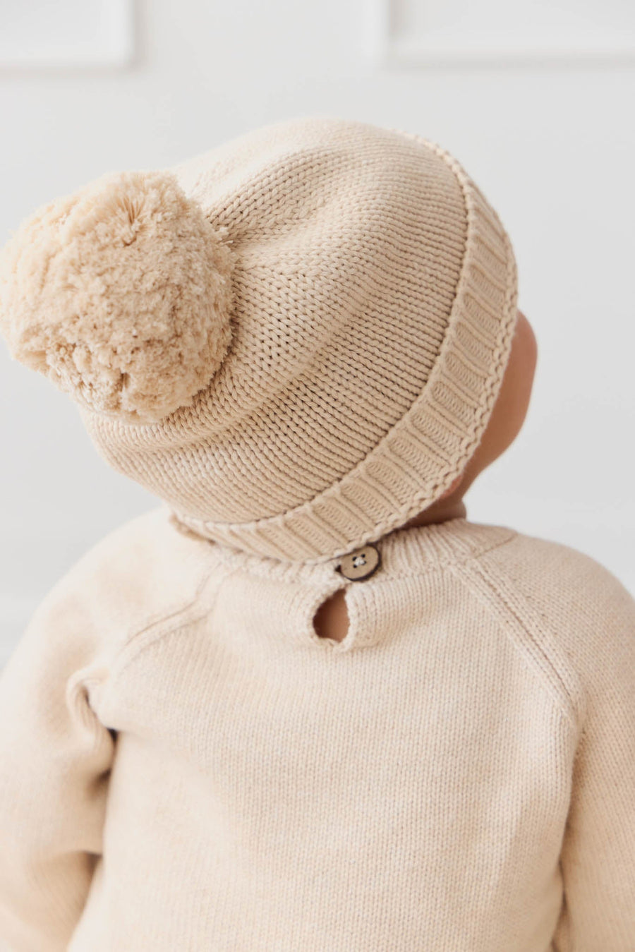 Ethan Hat - Oatmeal Marle Childrens Hat from Jamie Kay USA