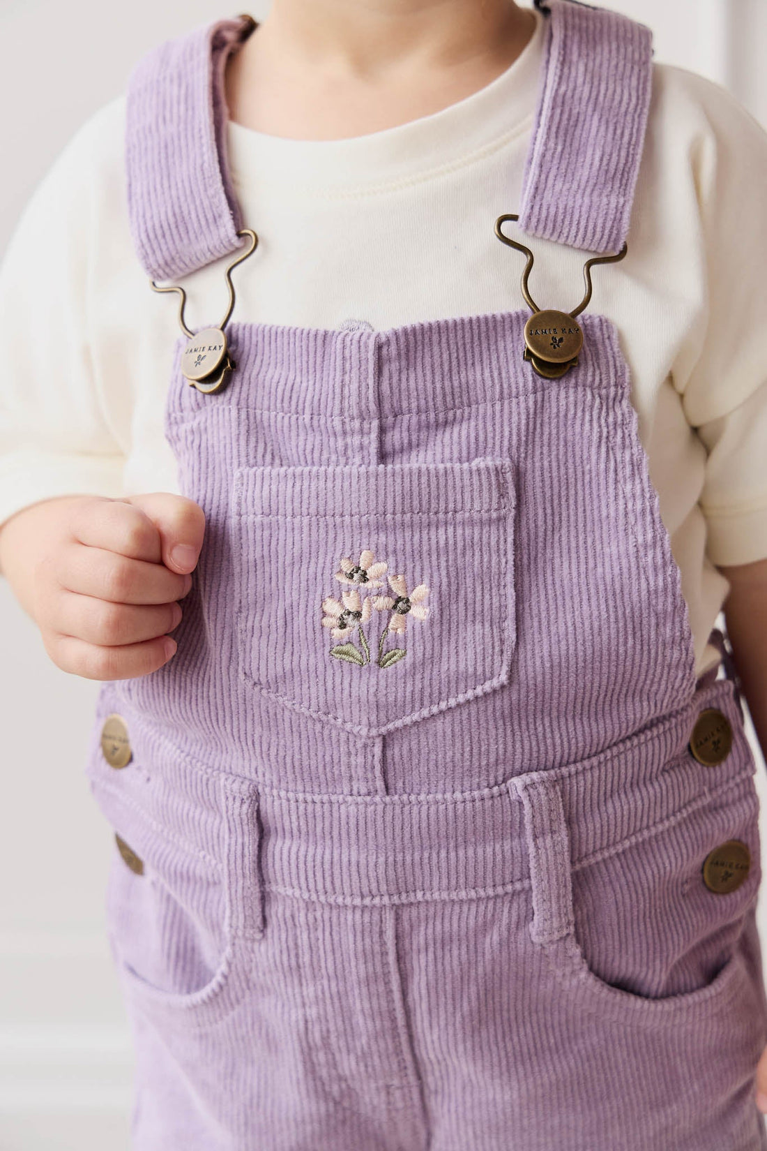 Jordie Cord Overall - Wildflower Meadow Childrens Overall from Jamie Kay USA