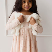 Organic Cotton Tallulah Dress - Meredith Morganite Childrens Dress from Jamie Kay USA