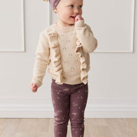 Valentia Jumper - Light Oatmeal Marle Childrens Jumper from Jamie Kay USA