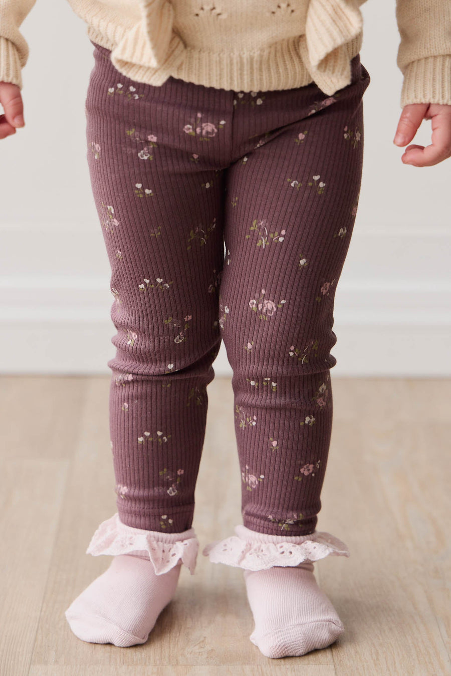 Organic Cotton Modal Everyday Legging - Petite Fleur Childrens Legging from Jamie Kay USA