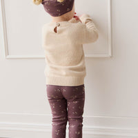 Valentia Jumper - Light Oatmeal Marle Childrens Jumper from Jamie Kay USA