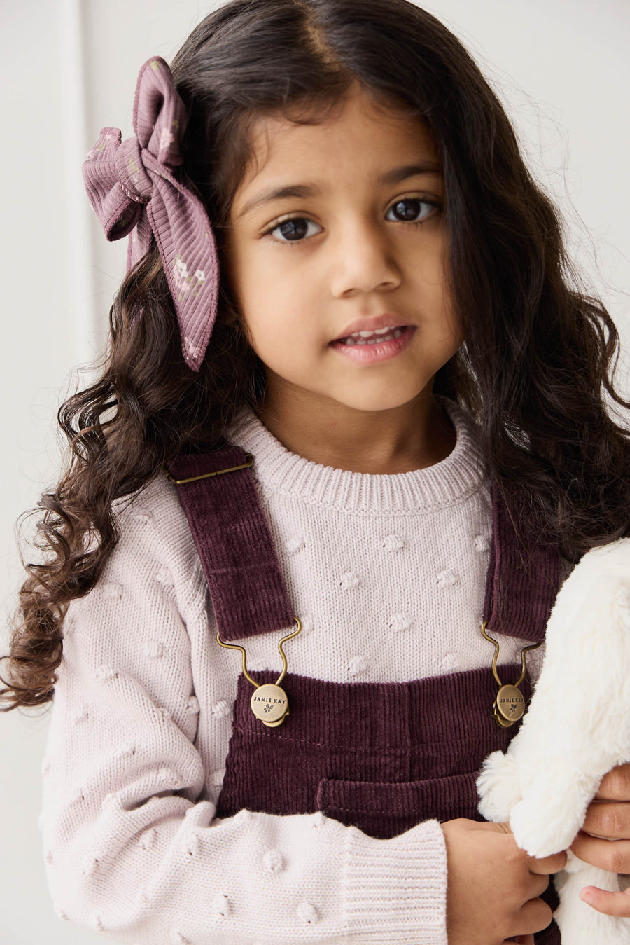 Dotty Knitted Jumper - Luna Childrens Jumper from Jamie Kay USA