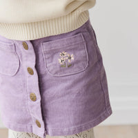 Alexis Cord Skirt - Wildflower Meadow Childrens Skirt from Jamie Kay USA