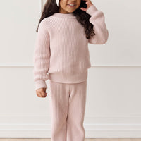 Morgan Jumper - Pastel Marle Childrens Jumper from Jamie Kay USA