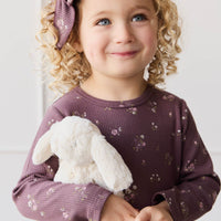 Organic Cotton Modal Long Sleeve Top - Petite Fleur Childrens Top from Jamie Kay USA