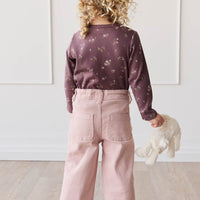 Organic Cotton Modal Long Sleeve Top - Petite Fleur Childrens Top from Jamie Kay USA