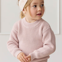 Morgan Jumper - Old Rose Childrens Jumper from Jamie Kay USA