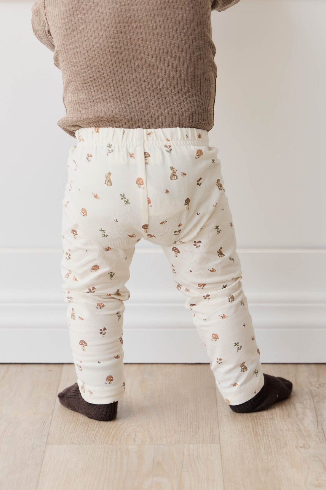 Organic Cotton Everyday Legging - Foraging Friends Childrens Legging from Jamie Kay USA