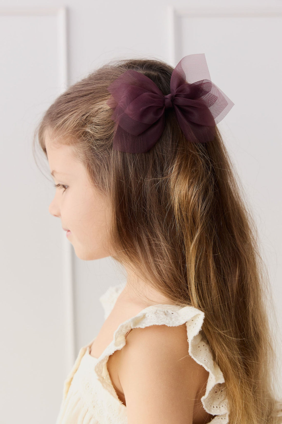 Fairy Bow - Wild Berry Childrens Bow from Jamie Kay USA