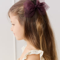 Fairy Bow - Wild Berry Childrens Bow from Jamie Kay USA