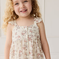 Organic Cotton Leah Top - Selena Blush Childrens Top from Jamie Kay USA