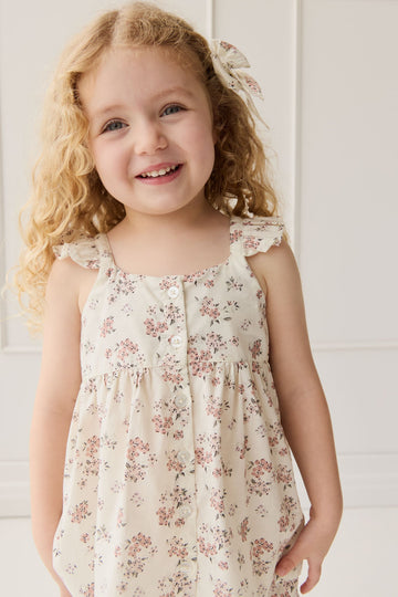 Organic Cotton Leah Top - Selena Blush Childrens Top from Jamie Kay USA