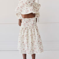 Organic Cotton Elodie Dress - Selena Blush Childrens Dress from Jamie Kay USA