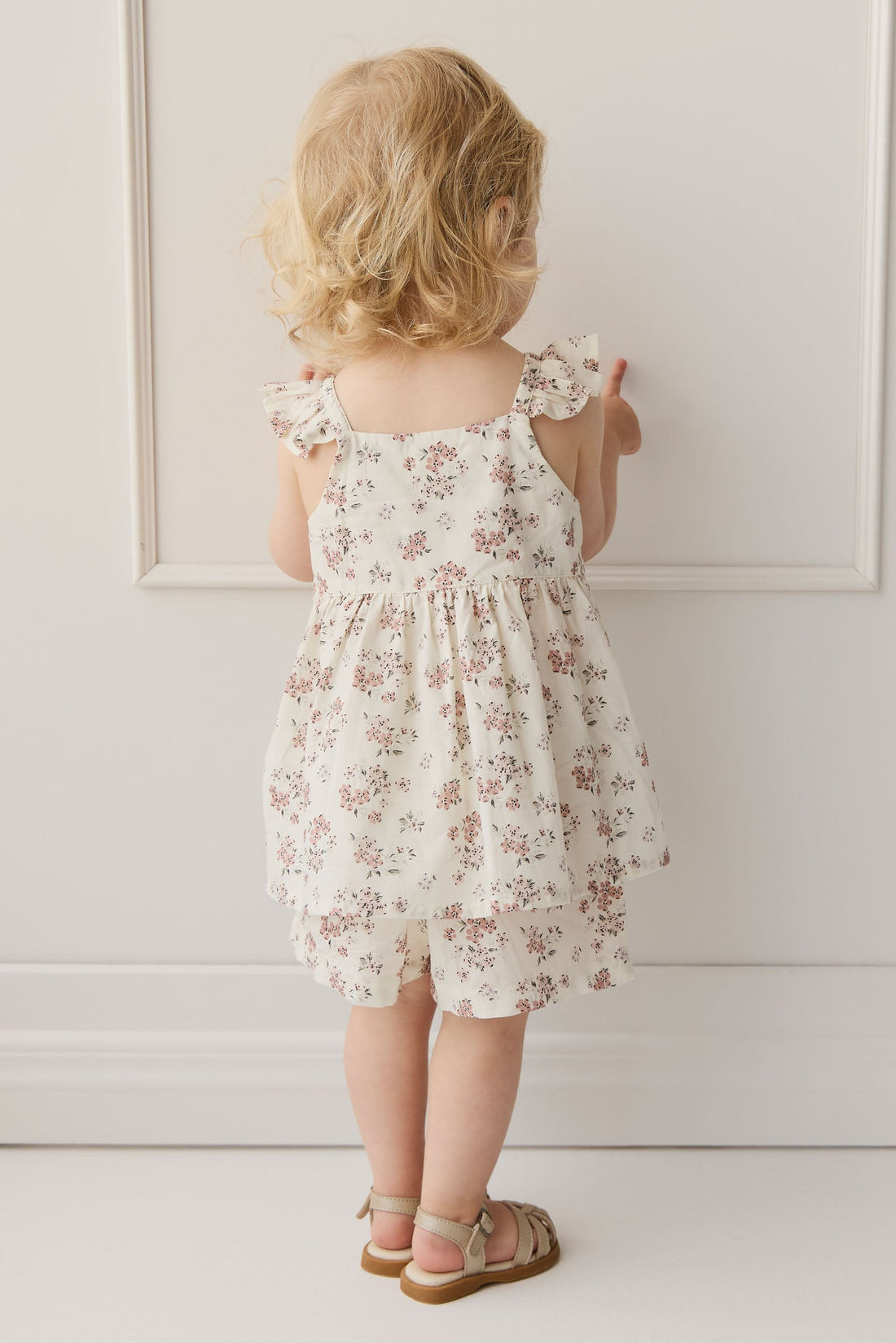 Organic Cotton Leah Top - Selena Blush Childrens Top from Jamie Kay USA