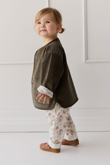 Organic Cotton Elodie Pant - Selena Blush Childrens Pant from Jamie Kay USA