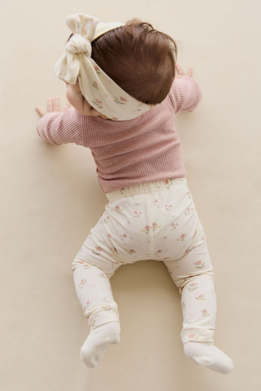 Organic Cotton Everyday Legging - Emilia Egret Childrens Legging from Jamie Kay USA