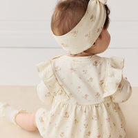 Organic Cotton Vivienne Playsuit - Emilia Egret Childrens Playsuit from Jamie Kay USA