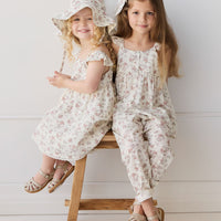 Organic Cotton Elodie Dress - Selena Blush Childrens Dress from Jamie Kay USA