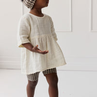 Organic Cotton Muslin Estelle Top - Parchment Childrens Top from Jamie Kay USA