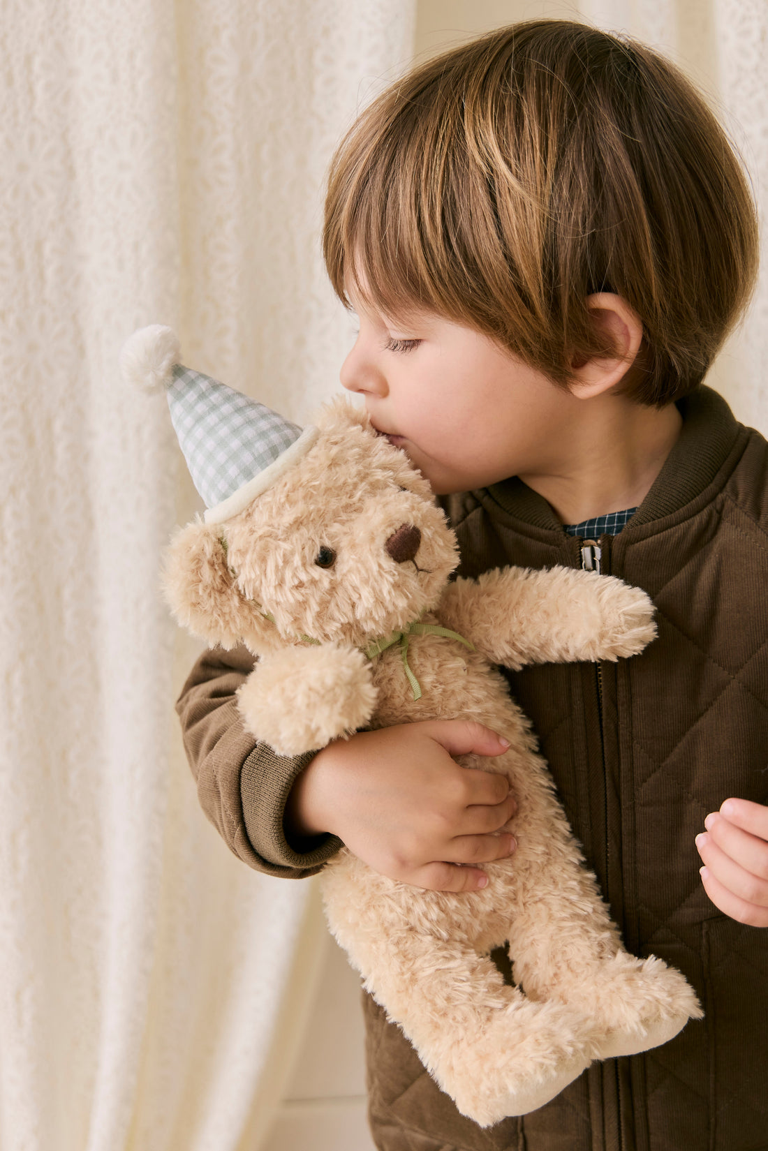 Snuggle Bunnies - Birthday Arthur - Gingham Childrens Toys from Jamie Kay USA