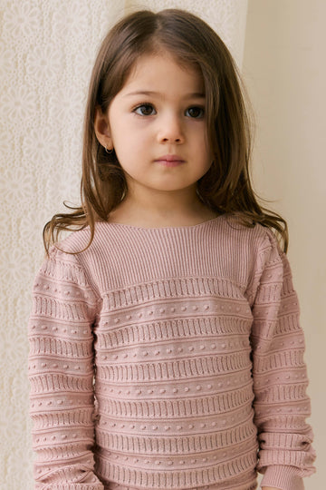 Myla Top - Shell Pink Childrens Top from Jamie Kay USA