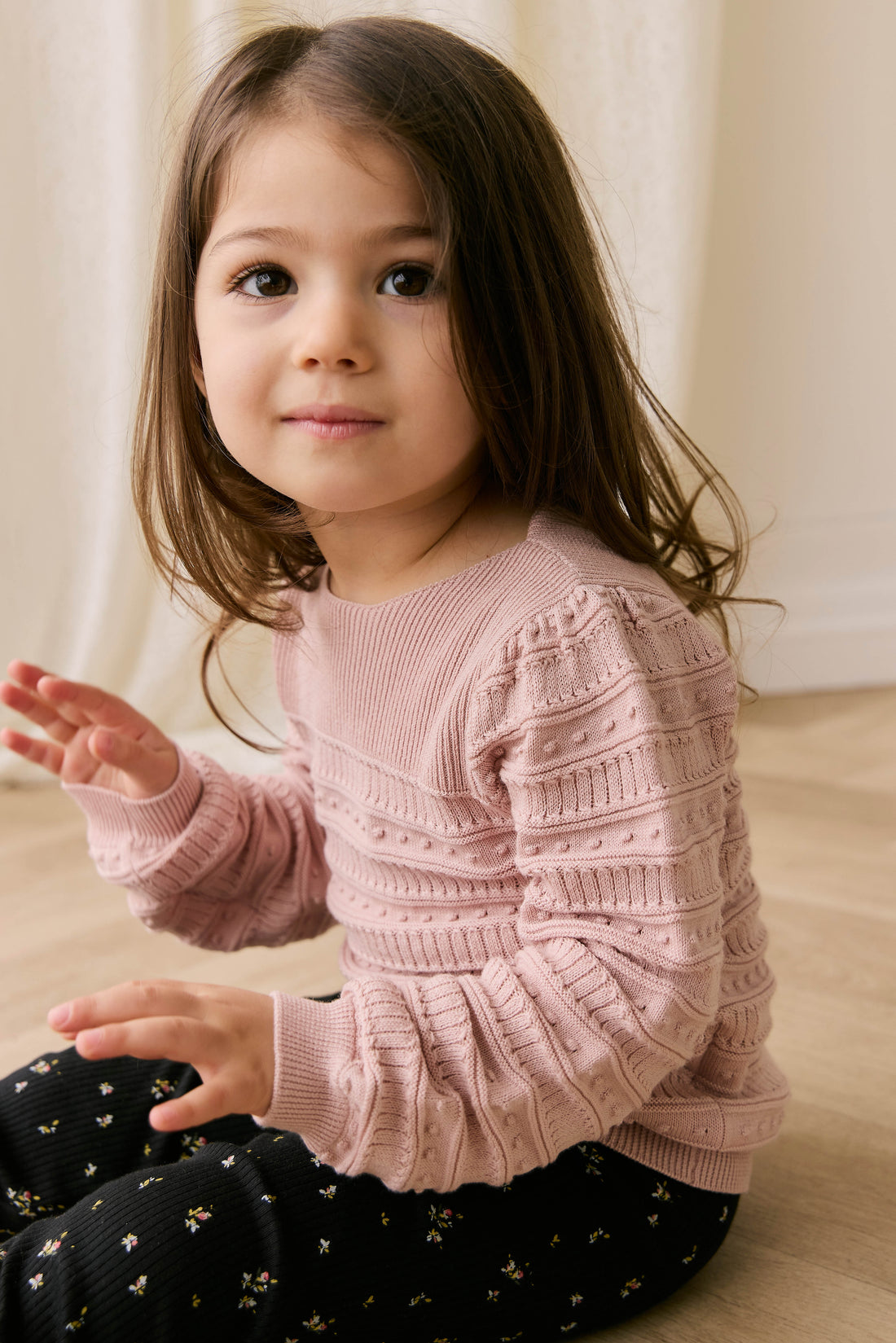 Myla Top - Shell Pink Childrens Top from Jamie Kay USA