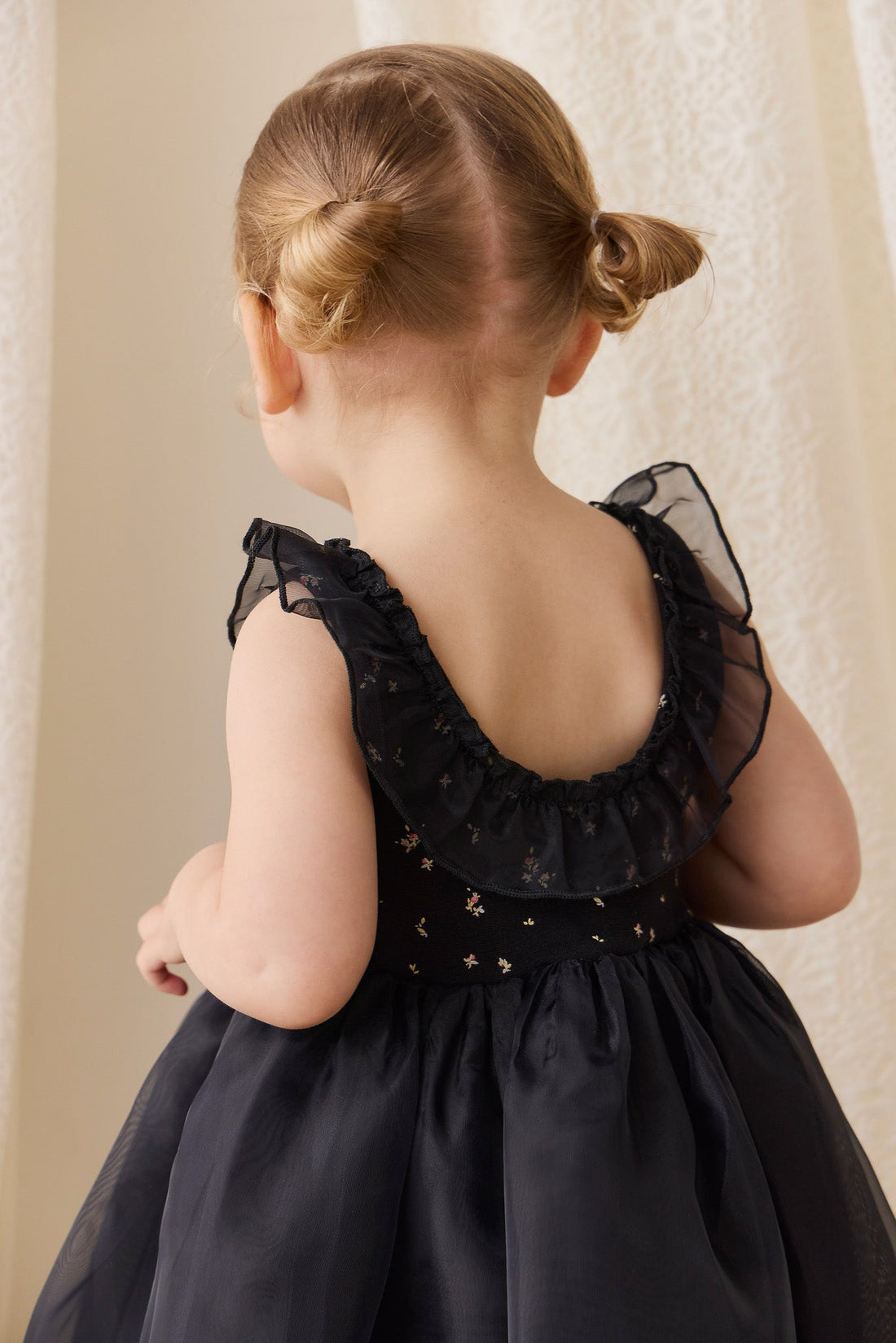 Adalyn Dress - Dina Ebony Childrens Dress from Jamie Kay USA