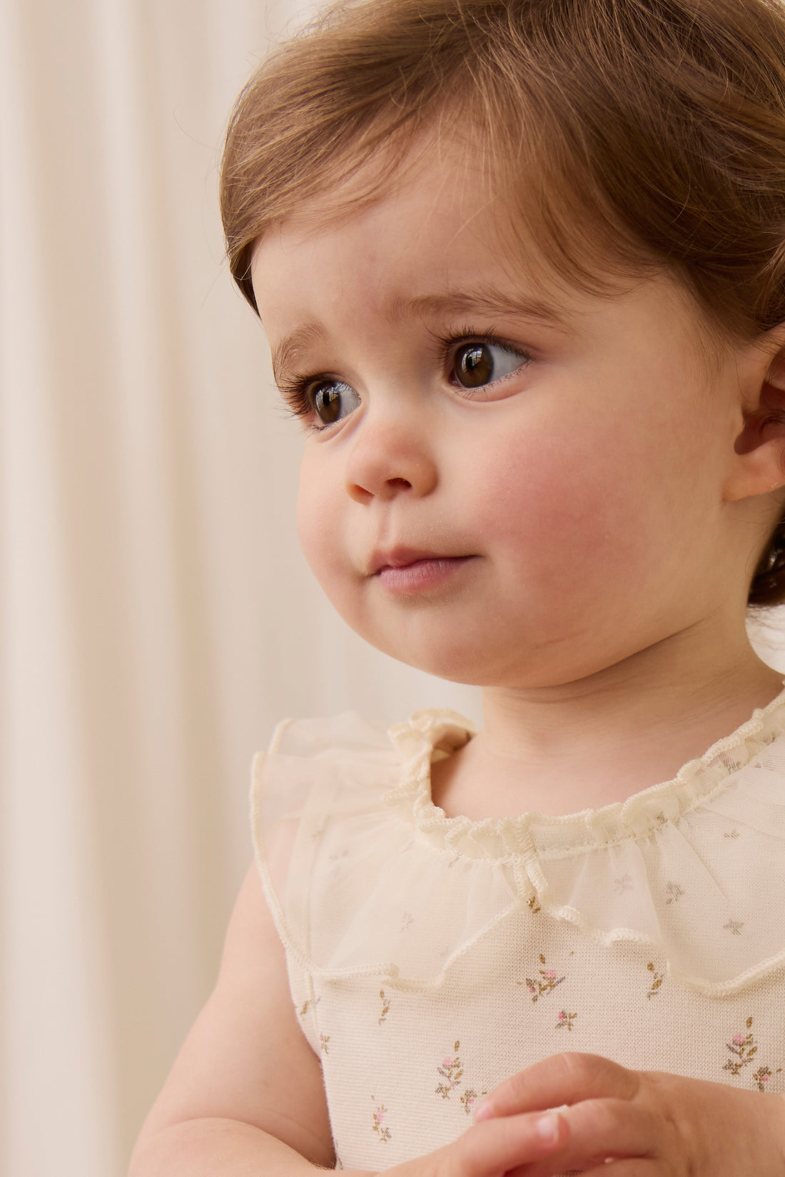 Jolie Playsuit - Dina Antique Childrens Playsuit from Jamie Kay USA