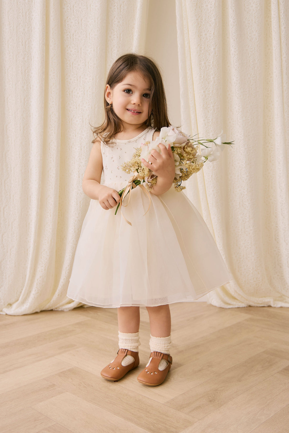 jamie kay winter floral dress Jamie Kay Organic Cotton Ada Dress in Winter Beauty