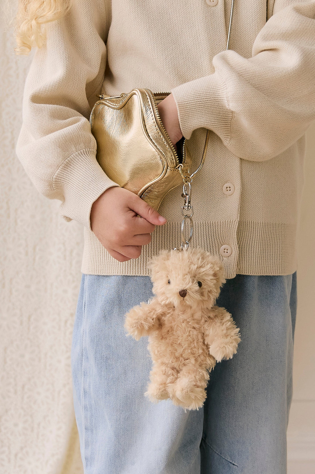 Snuggle Bunnies - Arthur Keyring-Arthur the Bear Childrens Toy from Jamie Kay USA