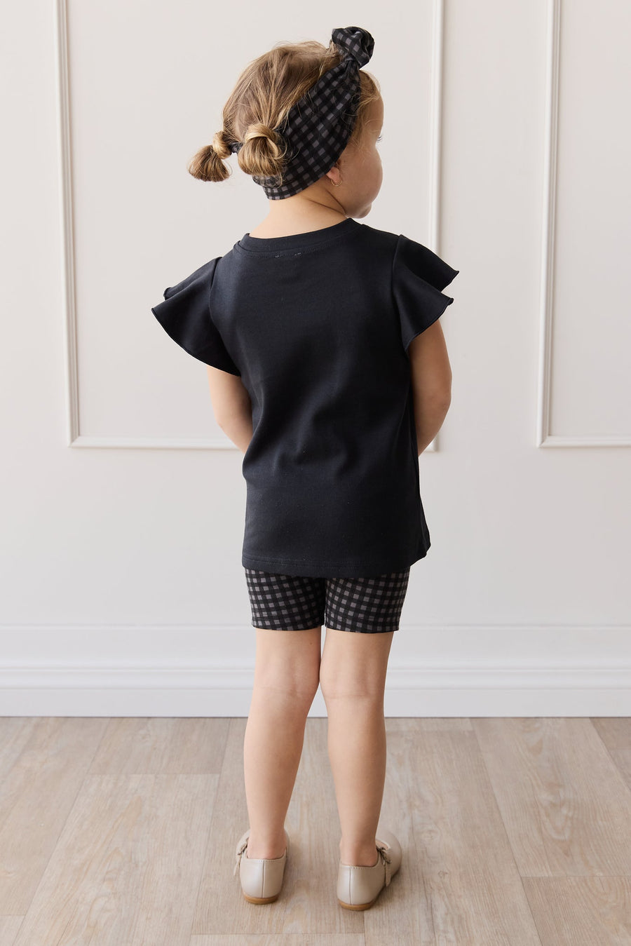 Pima Cotton Ruby Top - Black Bean Childrens Top from Jamie Kay USA