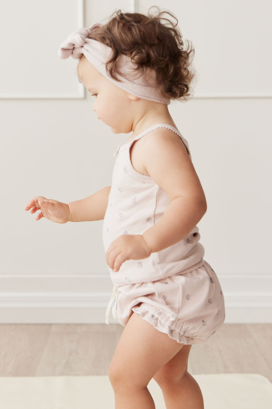 Organic Cotton Singlet - Meredith Violet Childrens Singlet from Jamie Kay USA