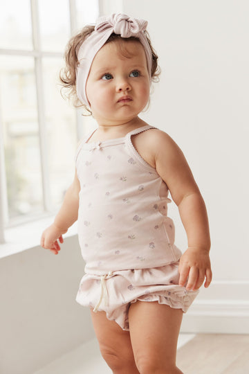 Organic Cotton Singlet - Meredith Violet Childrens Singlet from Jamie Kay USA