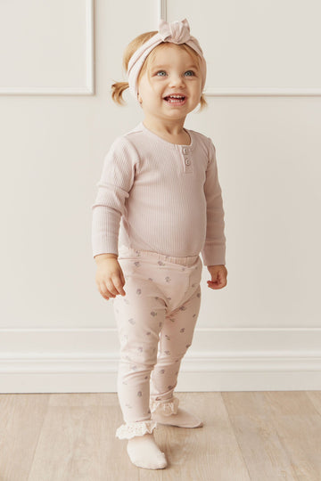 Organic Cotton Everyday Legging - Meredith Violet Childrens Legging from Jamie Kay USA