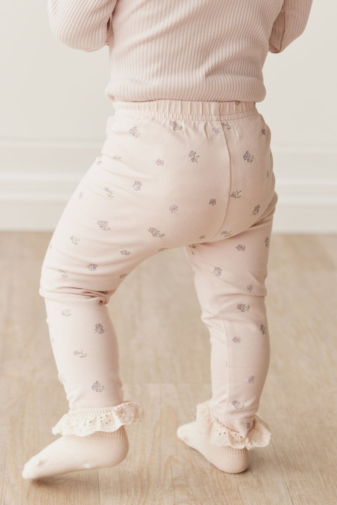 Organic Cotton Everyday Legging - Meredith Violet Childrens Legging from Jamie Kay USA